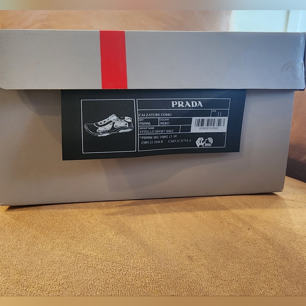 Brand New Men's Prada Calzature Uomo- Nero - Picture 6 of 6